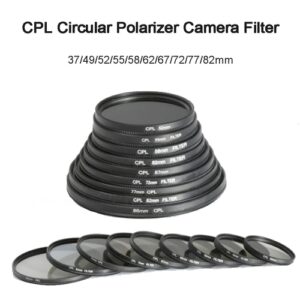CPL Filter Circular Polarizer Camera Filter DSLR Camera Lens - Image 2
