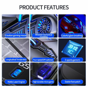 Dragon 6 Buttons 3200 DPI Gaming Mouse - Image 4