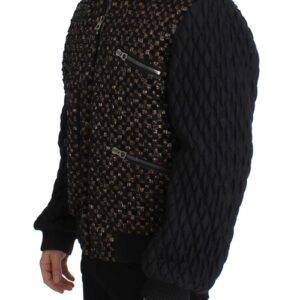 Dolce & Gabbana Black Sequined Goatskin Jacket - Image 3
