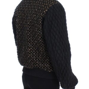 Dolce & Gabbana Black Sequined Goatskin Jacket - Image 5
