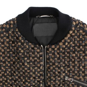 Dolce & Gabbana Black Sequined Goatskin Jacket - Image 7
