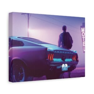 Drive Movie Scene Retro Style - Image 2