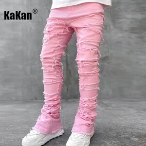 Kakan Heavyweight Streetwise Stretch Patch Jeans - Image 5