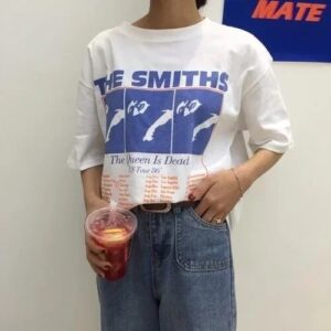 The Smiths T-Shirt Tops Tees  Retro Women Pop Indie Punk Rock Band - Image 4