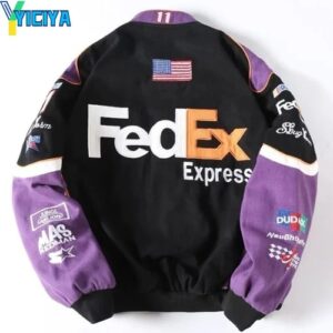 FedEx Bomber Racing Jacket - Image 2