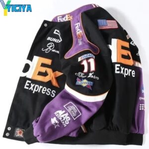 FedEx Bomber Racing Jacket - Image 3