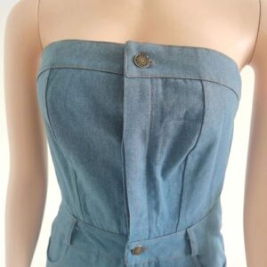 Cargo Style Jeans Jumpsuit - Image 4