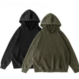 Vintage Heavy Wash Cotton Hoodies