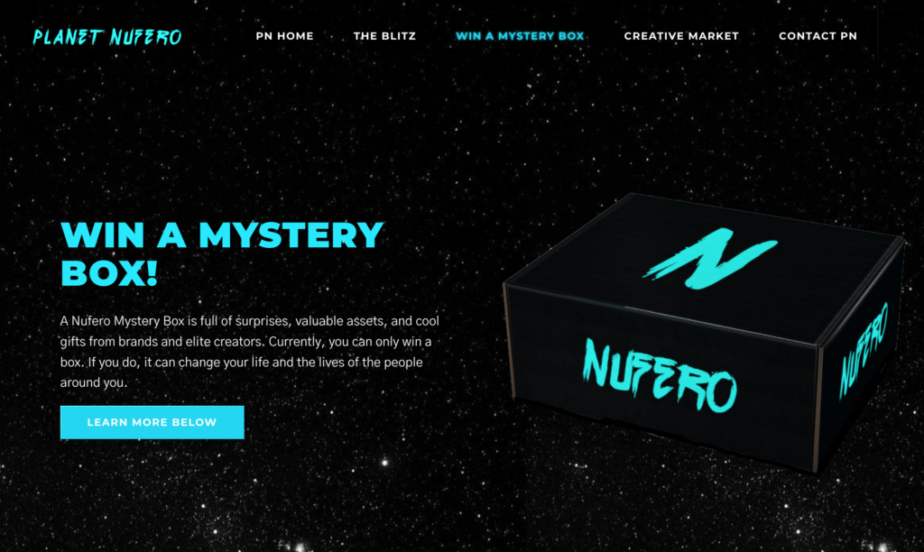 Planet Nufero Mystery Box